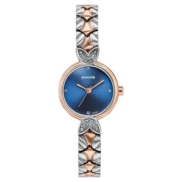 Blue elegant watch