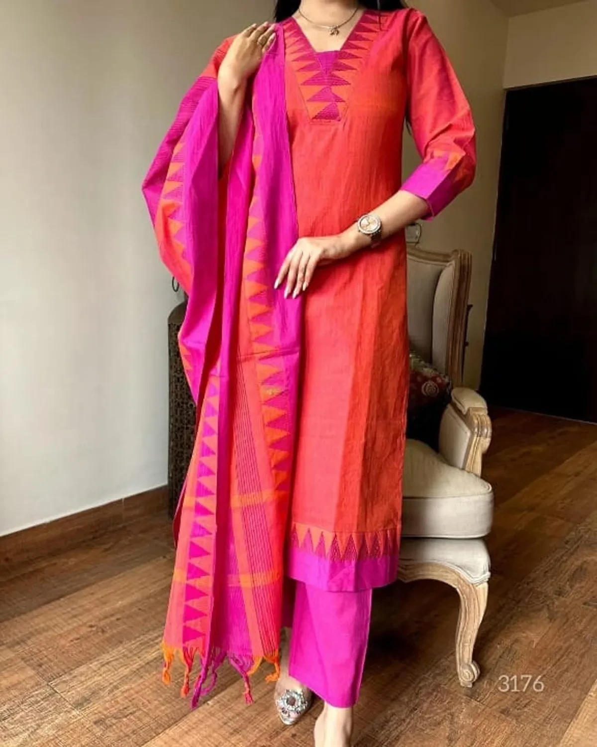 Embroidered Unstitched Dr...